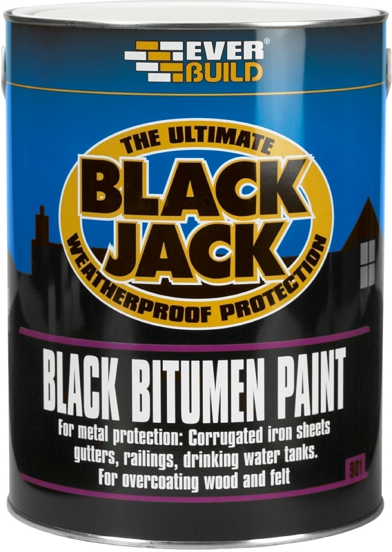 Black Jack Bitumen Paint 1Ltr Timbermills