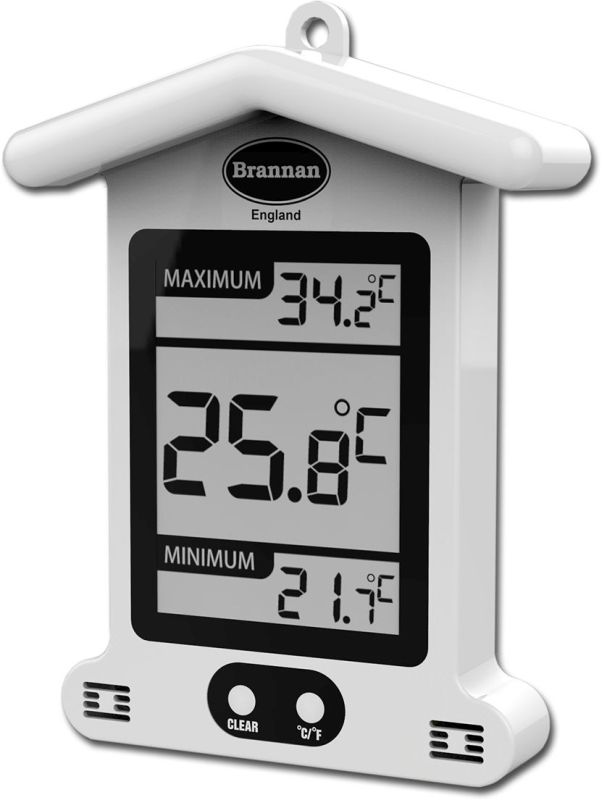 Brannan Digital Weatherproof Max-Min Thermometer - Timbermills