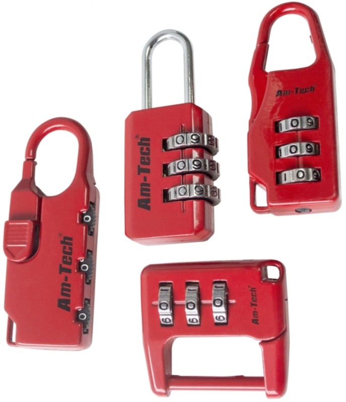 Combination Padlock Set 4pce Timbermills