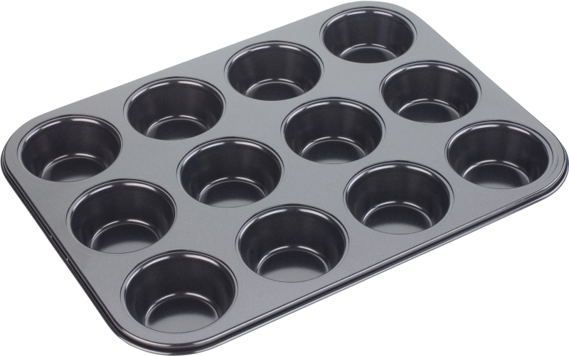Cup Bun Tray Non Stick x 12 Timbermills