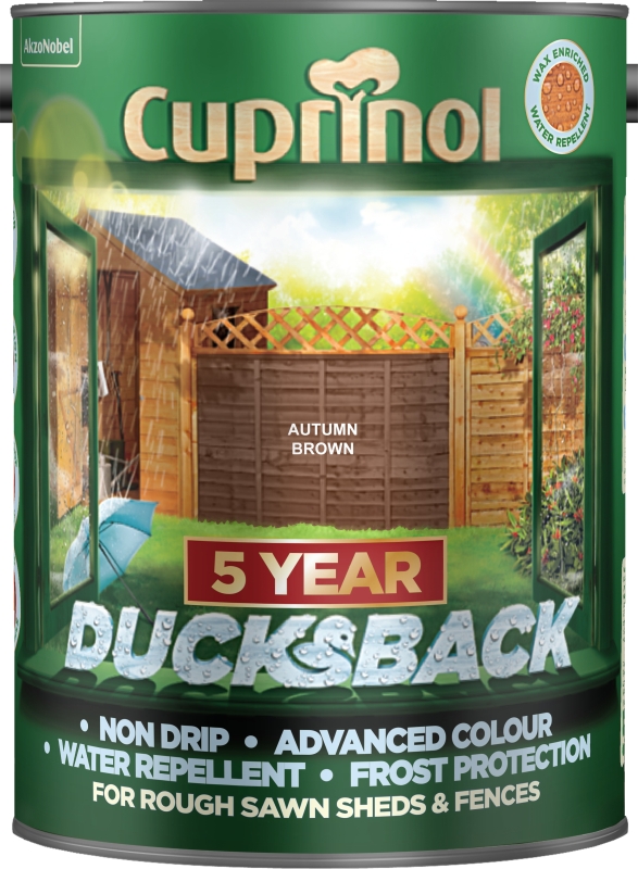 Cuprinol Ducksback Autumn Brown 5 Litres Timbermills