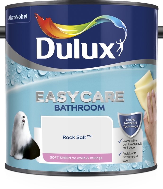 Dulux Easycare Bathroom Rock Salt 2.5 litres Timbermills
