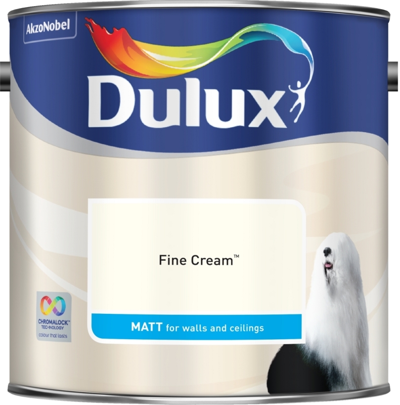 Dulux Matt FINE CREAM 2.5lt Timbermills