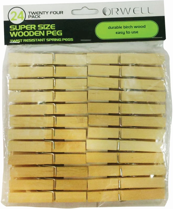 Spring Wood Pegs pk20 Timbermills
