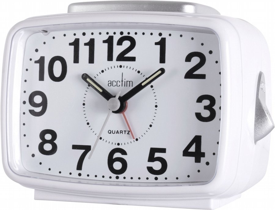 Titan 2 Alarm Clock White Timbermills
