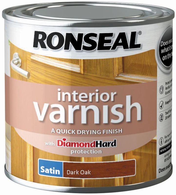 Varnish Dark Oak Interior Satin 250ml Timbermills