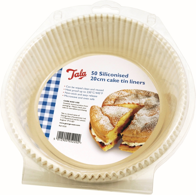Cake Tin Liners (50) 20cm Timbermills