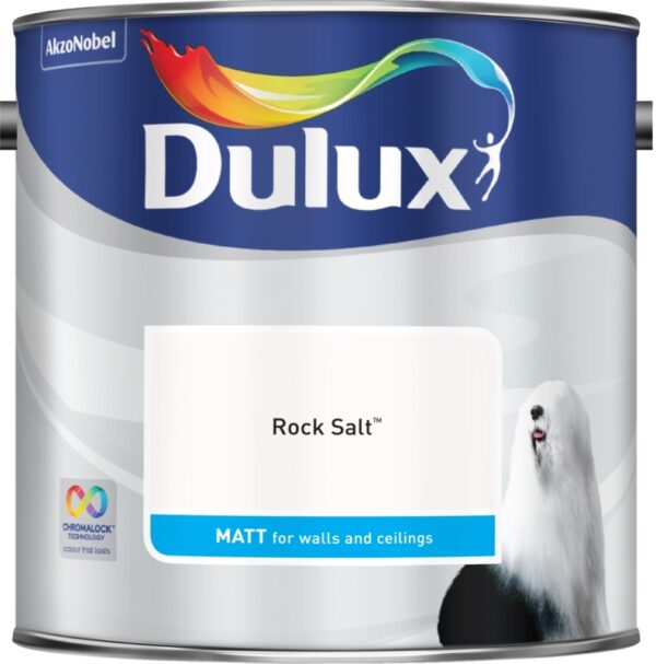 Dulux Matt Rock Salt 2.5lt Timbermills