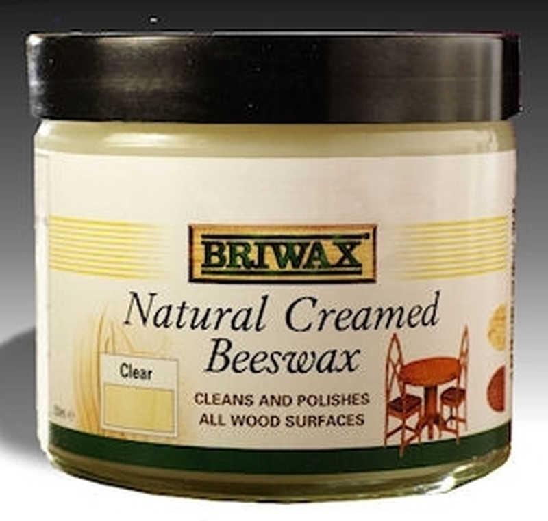 Briwax Natural Creamed Beeswax Clear 250ml Timbermills