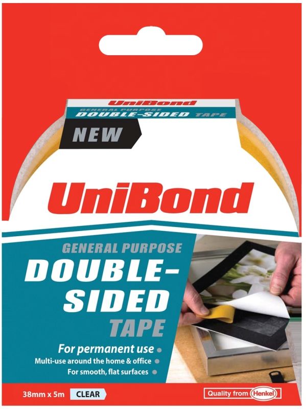 U/Bond D/Sided Tape 38mm x 5m Timbermills